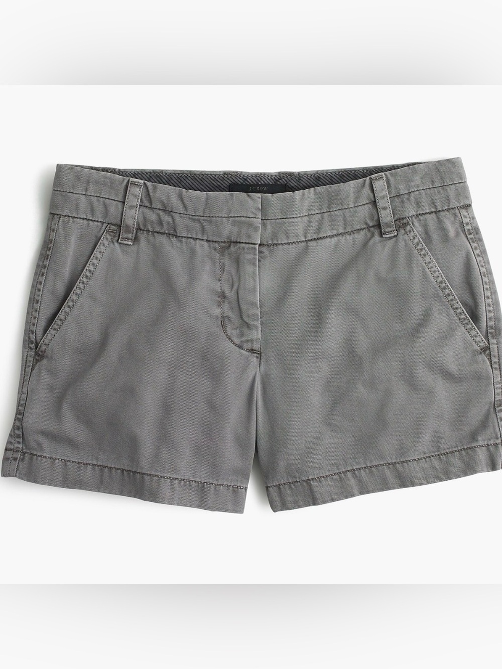 J. Crew Gray Chino 4" Shorts